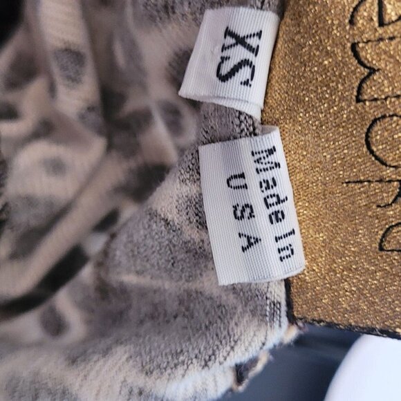 Smoke And Mirrors Vintage Mini Dress Leopard Front Pockets Y2K Star loved Brand - Picture 10 of 12